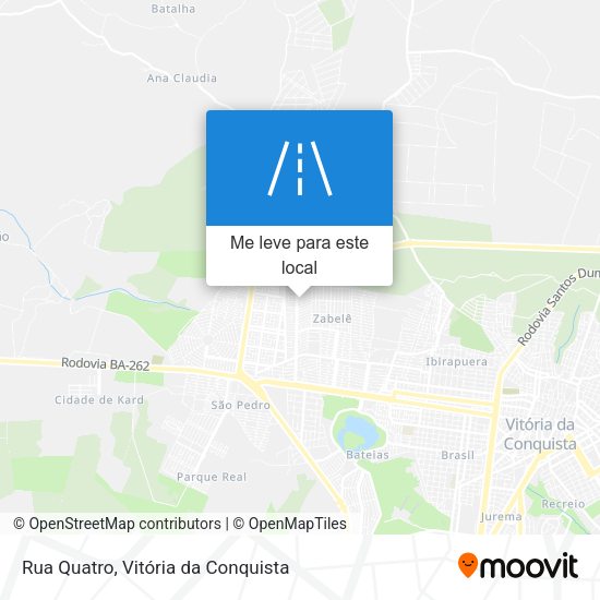Rua Quatro mapa