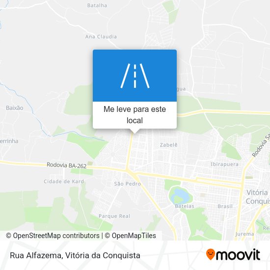 Rua Alfazema mapa