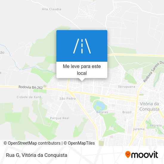 Rua G mapa