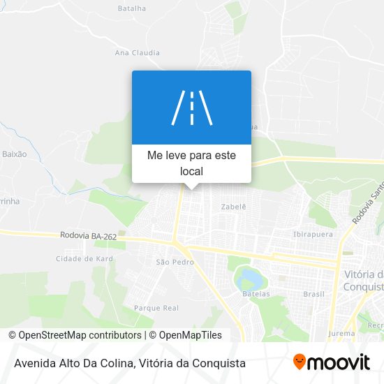 Avenida Alto Da Colina mapa