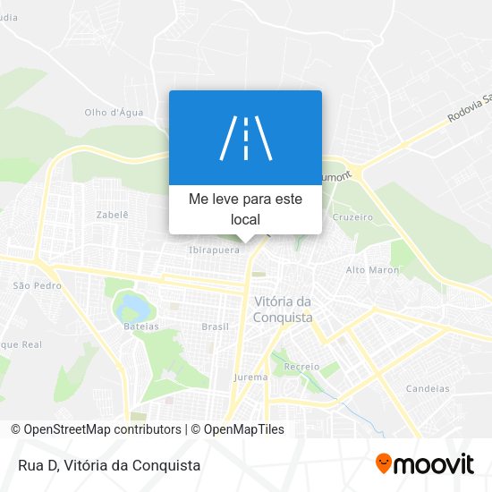 Rua D mapa