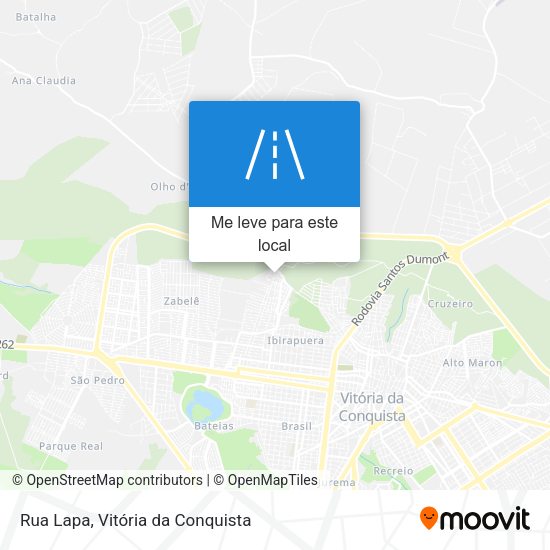 Rua Lapa mapa