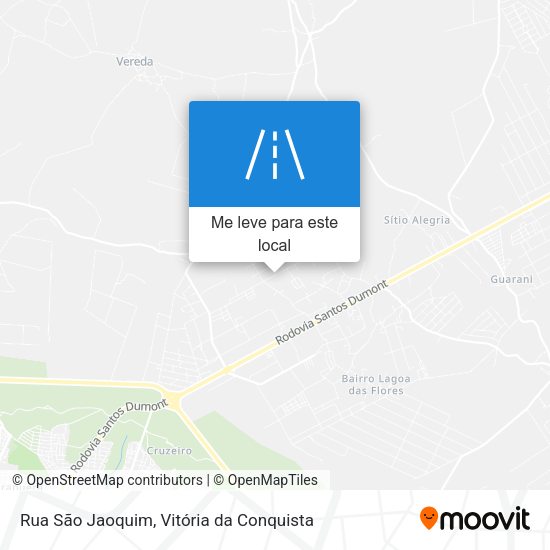 Rua São Jaoquim mapa