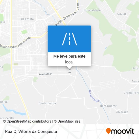 Rua Q mapa