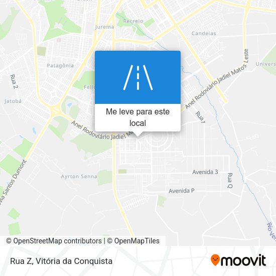 Rua Z mapa