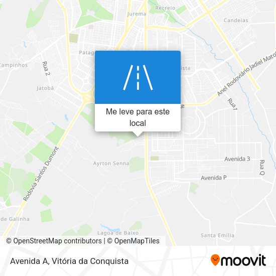 Avenida A mapa