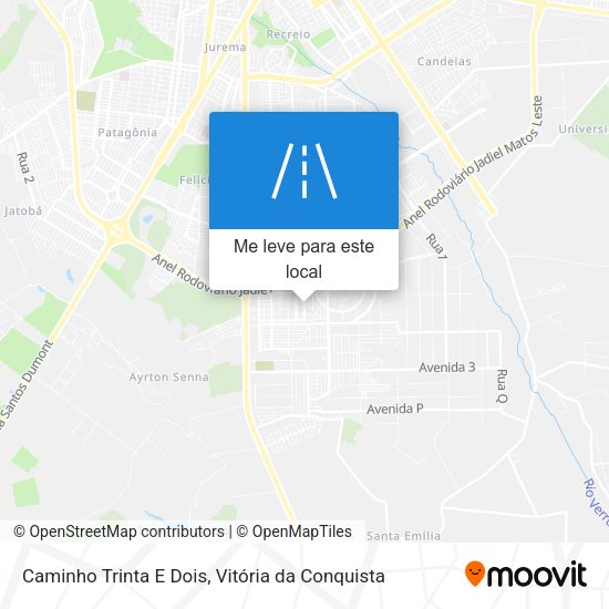 Caminho Trinta E Dois mapa