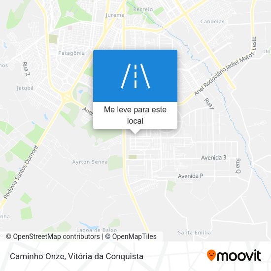 Caminho Onze mapa
