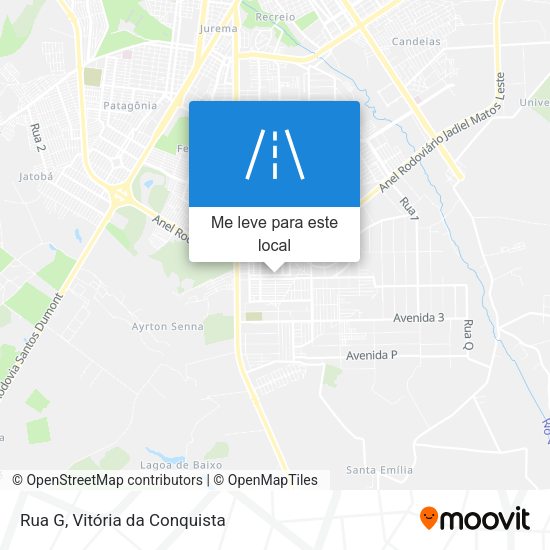 Rua G mapa
