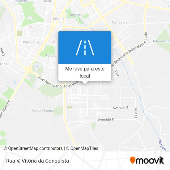 Rua V mapa