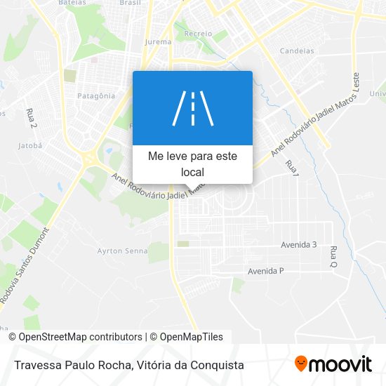 Travessa Paulo Rocha mapa