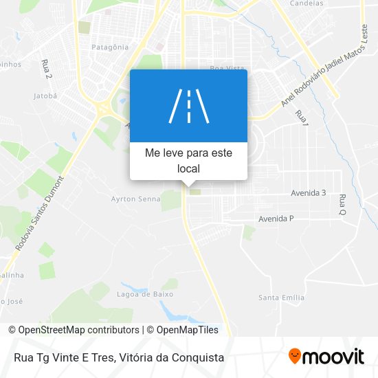 Rua Tg Vinte E Tres mapa
