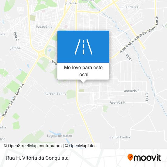 Rua H mapa