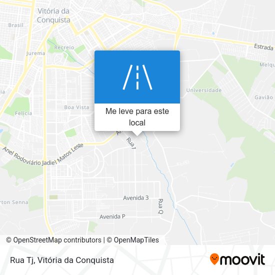 Rua Tj mapa