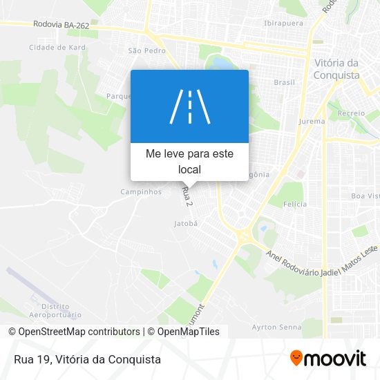 Rua 19 mapa