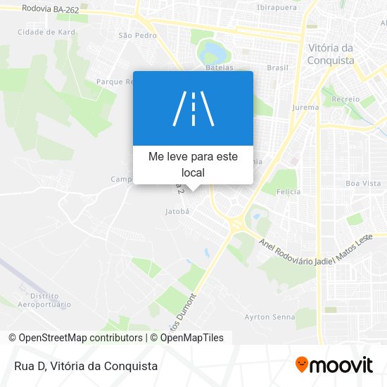 Rua D mapa