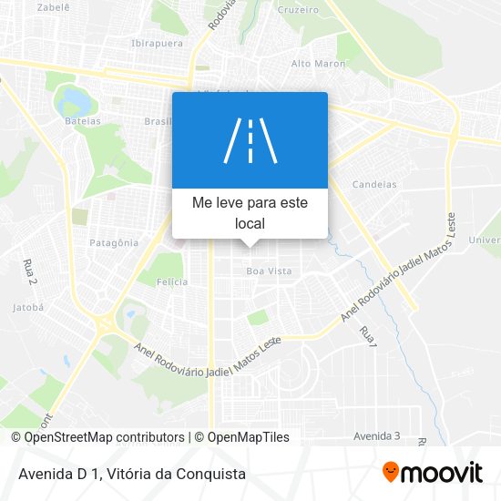 Avenida D 1 mapa