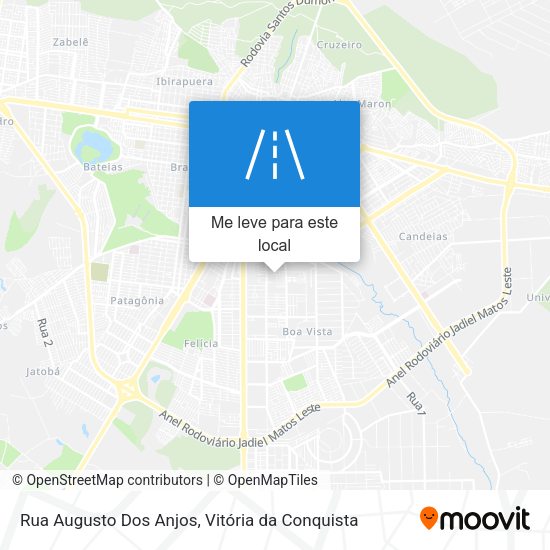 Rua Augusto Dos Anjos mapa