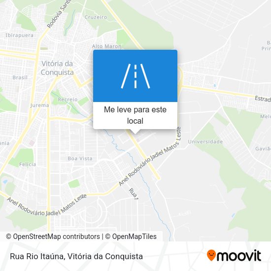 Rua Rio Itaúna mapa