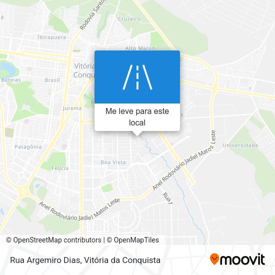 Rua Argemiro Dias mapa