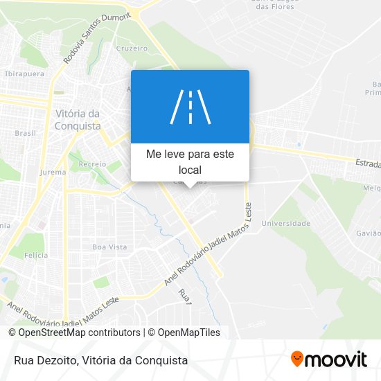 Rua Dezoito mapa