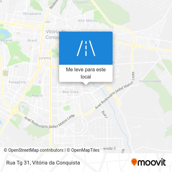 Rua Tg 31 mapa