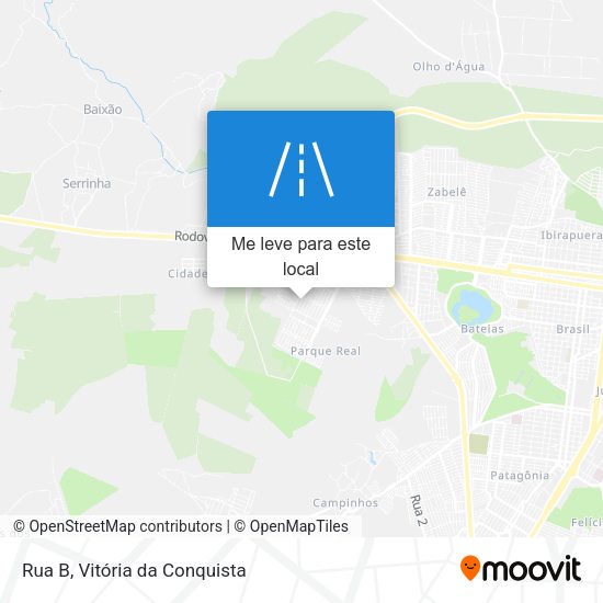 Rua B mapa