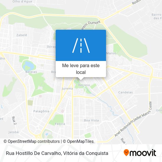 Rua Hostillo De Carvalho mapa