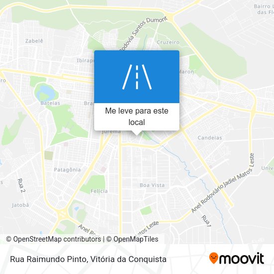 Rua Raimundo Pinto mapa