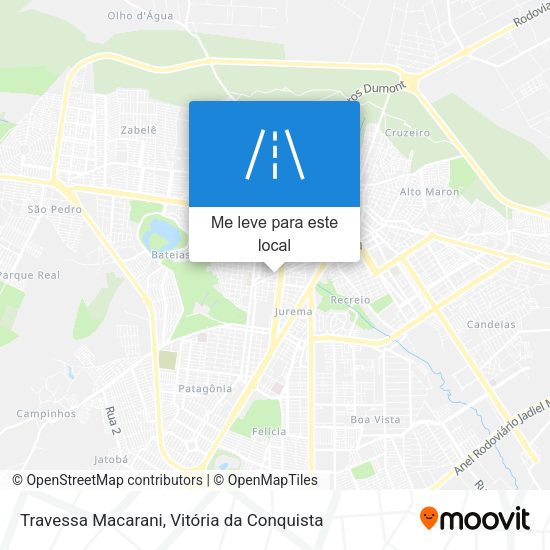 Travessa Macarani mapa