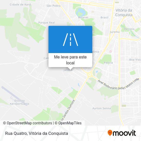Rua Quatro mapa