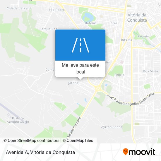 Avenida A mapa