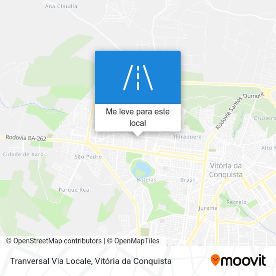 Tranversal Via Locale mapa