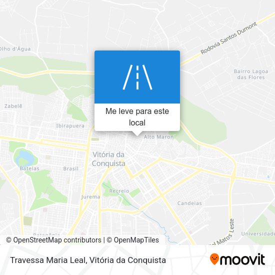 Travessa Maria Leal mapa