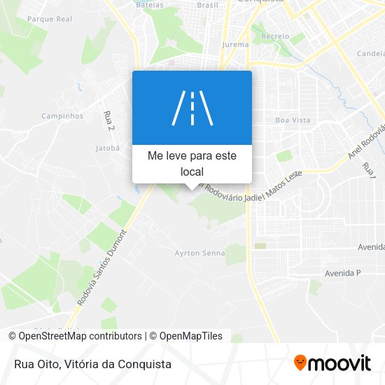 Rua Oito mapa
