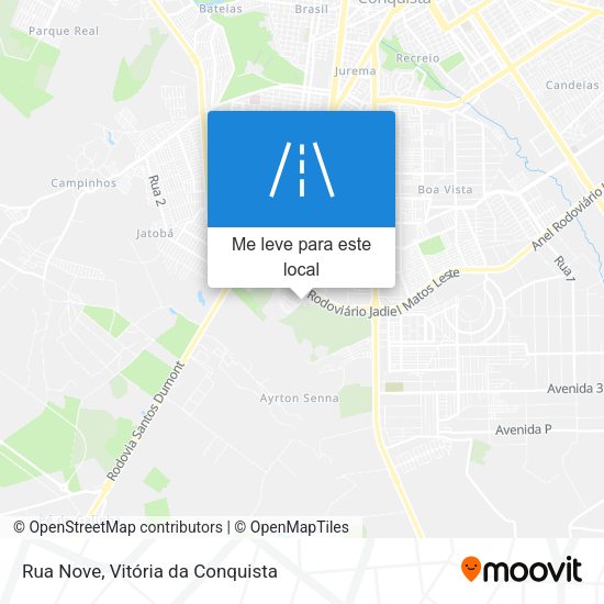 Rua Nove mapa