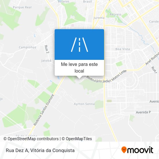 Rua Dez A mapa