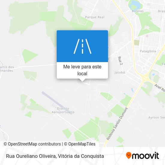 Rua Oureliano Oliveira mapa