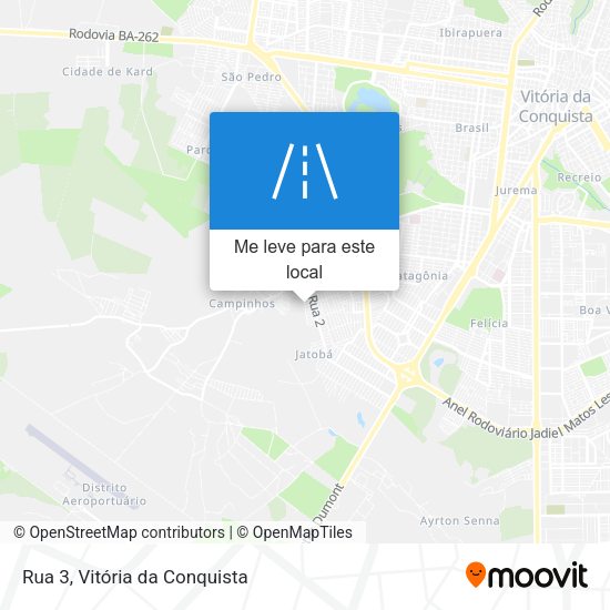 Rua 3 mapa