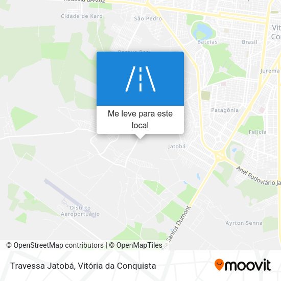 Travessa Jatobá mapa