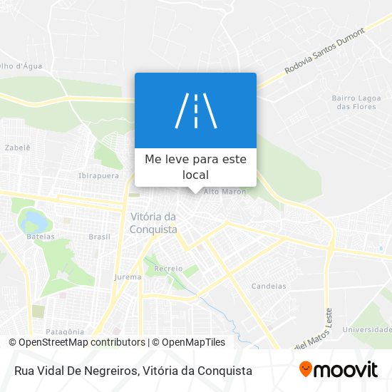 Rua Vidal De Negreiros mapa