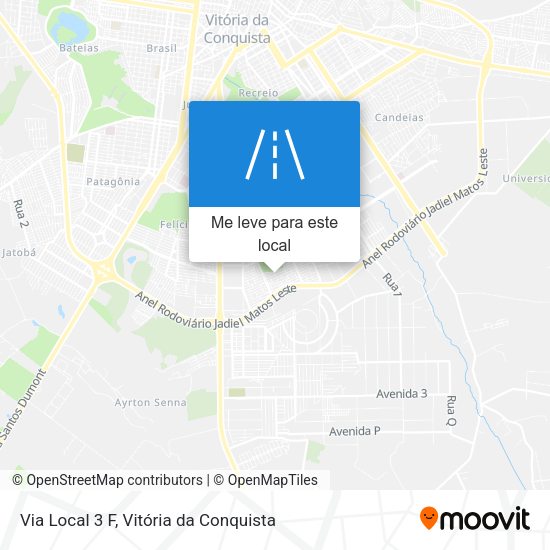 Via Local 3 F mapa