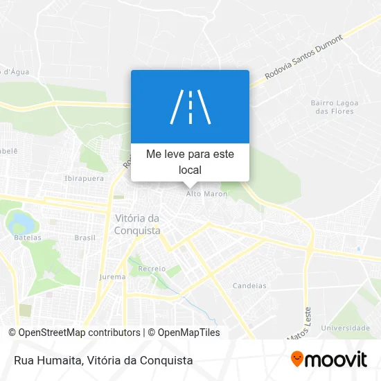 Rua Humaita mapa
