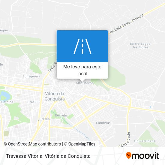 Travessa Vitoria mapa