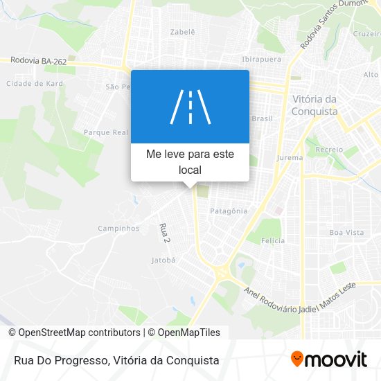 Rua Do Progresso mapa