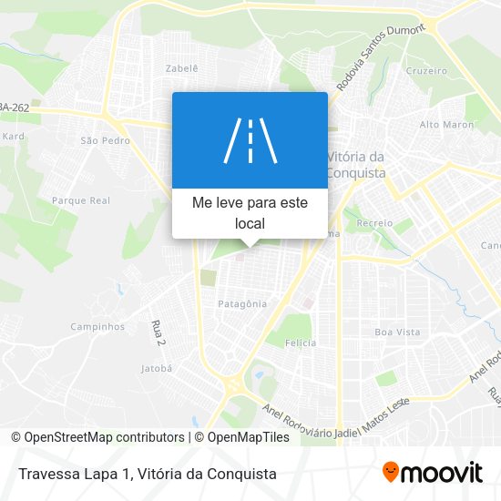 Travessa Lapa 1 mapa