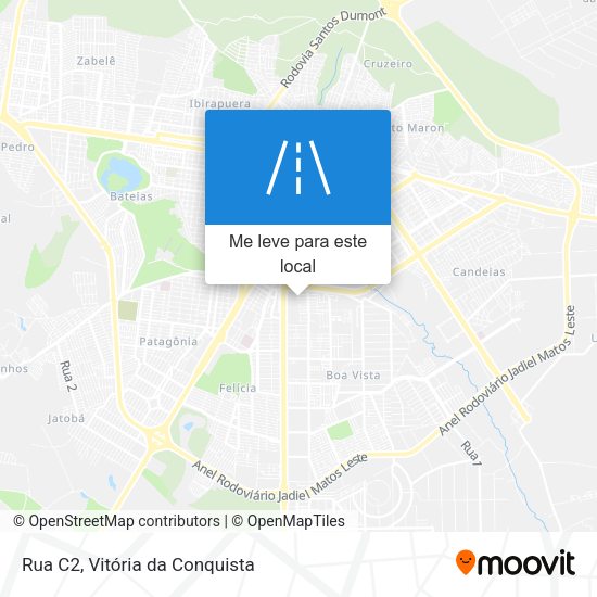Rua C2 mapa