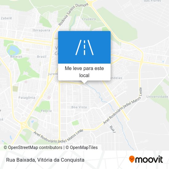 Rua Baixada mapa