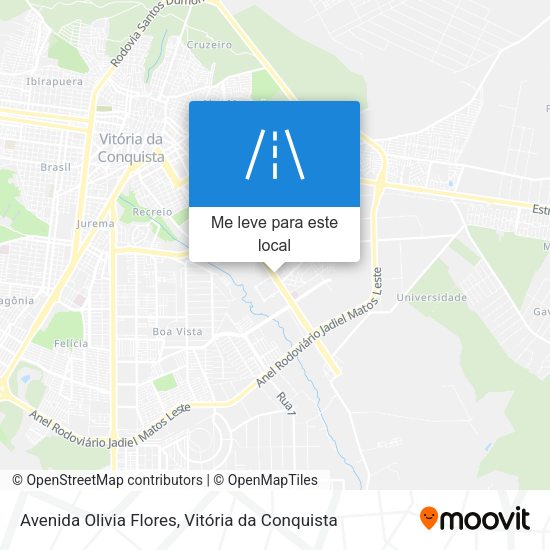 Avenida Olivia Flores mapa