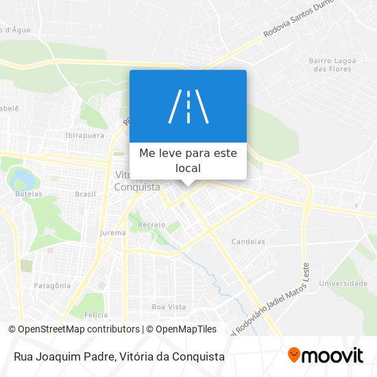 Rua Joaquim Padre mapa